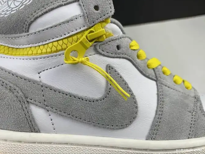 Rep CW6576-100 Switch Smoke Air Jordan High 1 Light 0503